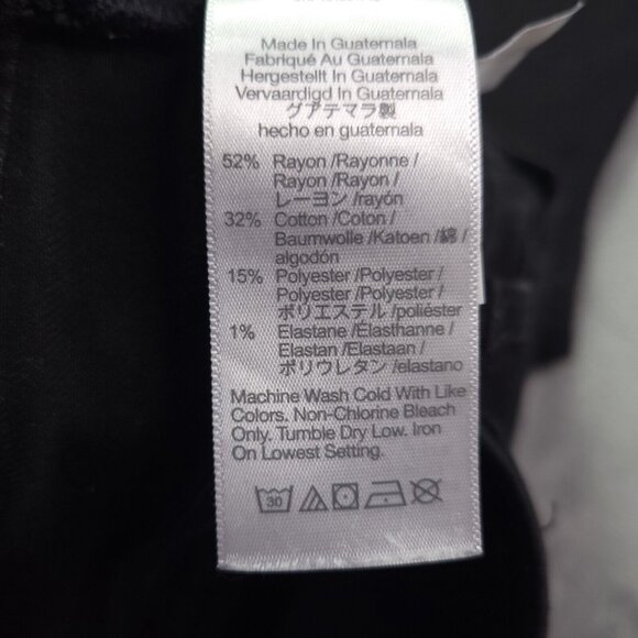 Madewell Womens Roadtripper Ankle Jeans 27T Mid Rise Black Denim Stretch - Picture 9 of 9